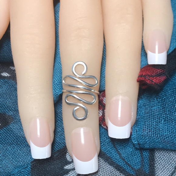 Sterling Silver Toe Ring/Midi Ring- Adjustable Toe/Midi Ring- Free Spirit 6 - Picture 2 of 4